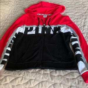 Womens Victoria secret zip hoodie